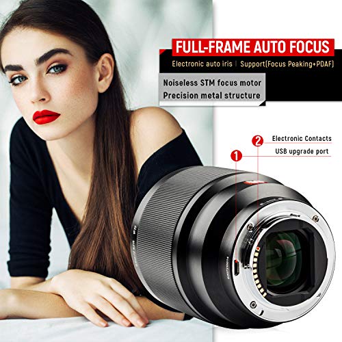 VILTROX فيلتروكس 85 مم F/1.8 مارك II STM كامل الإطار 85 مم f1.8 ii للتركيز التلقائي AF لكاميرات سوني E-Mount A7III A7RIII A7SII A7II a6500 a6400 a6300 - Image 3