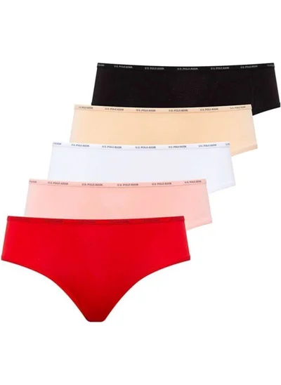 يو اس بولو اسن High Waist 5-Pack Women's Briefs