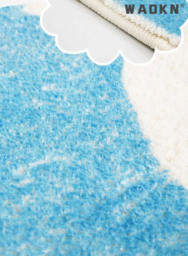 دبليو أيه أو كي أن ماصة المضادة للانزلاق حمام حصيرة ، مصممة خصيصا لدخول الحمام وغرفة نوم السرير ، مصنوعة من مواد لينة أفخم ( 50 * 80 سم ) - Image 5