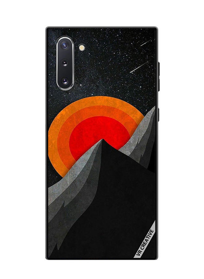 VR CREATIVE Protective Case Cover For Samsung Galaxy Note10 5G Moon And Pyramid Design   Multicolour - Image 1