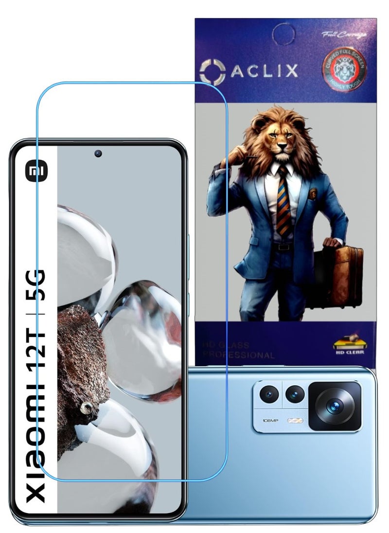 ACLIX Antistatic ESD Dustproof Premium Quality High Definition Clear Tempered Glass Screen Protector Designed For Xiaomi 12T - Image 1