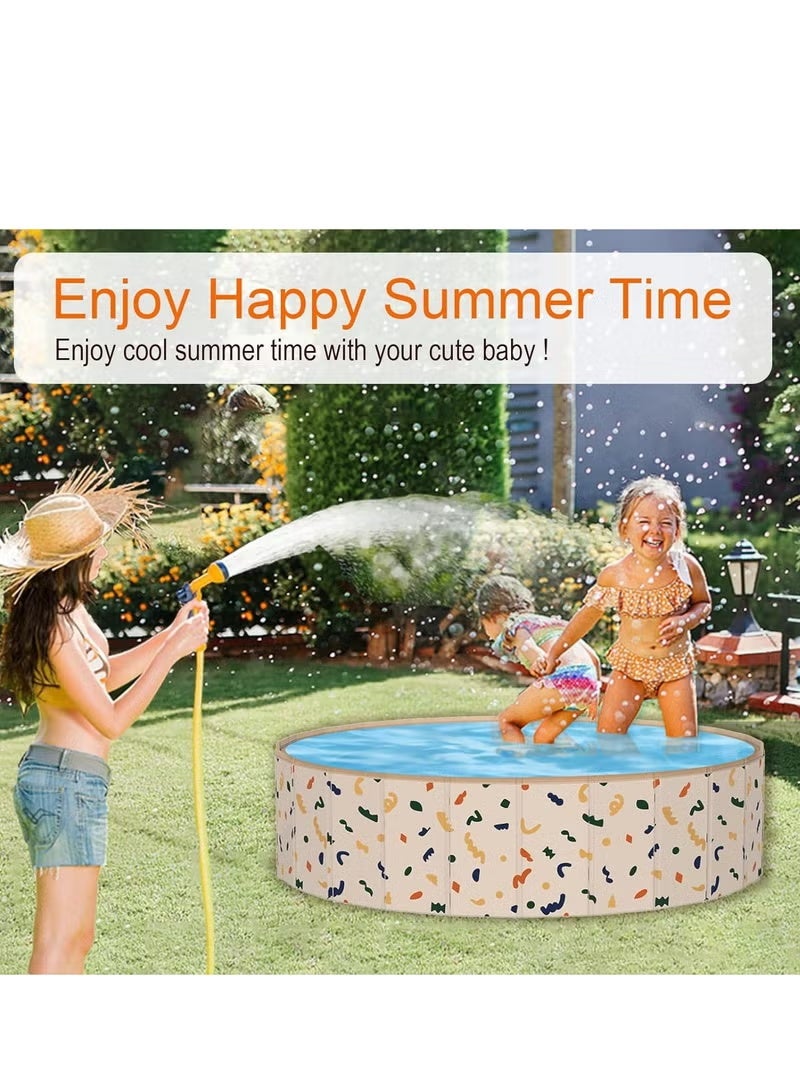 سوفام طاولة طاولة كرة مطوية بركة بركة أطفال رمل وماء طاولة رمل صندوق سباحة بركة في الهواء الطلق مركز نشاط اللعب في الهواء الطلق 47*12 بوصة - Image 2