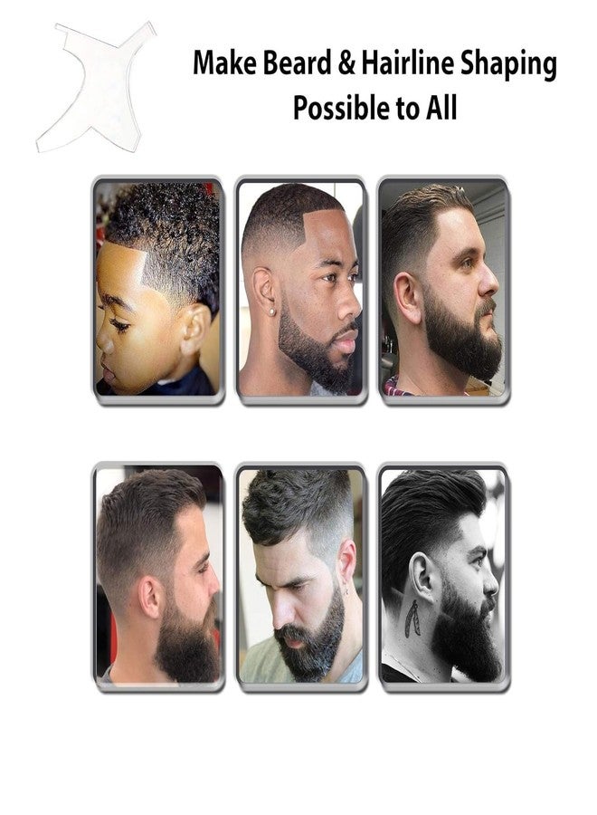 ELISBURRY مجموعة أدوات تشكيل اللحية متعددة الاستخدامات من إليسبري - أداة تشكيل ممتازة - شفافة 100% | أنماط متعددة - تشكيلة مثالية للحية والشعر - عبوة واحدة - Image 3