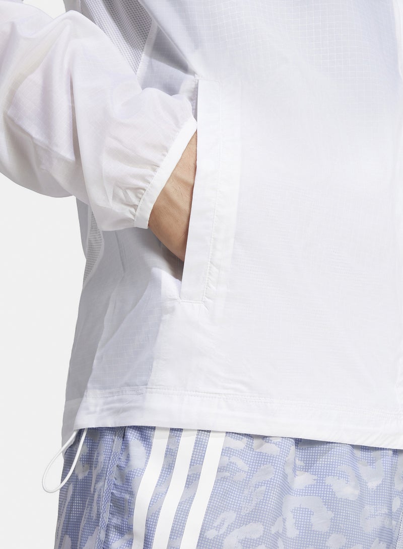 Adidas Own The Run 3 Stripes Packable Jacket - Image 5