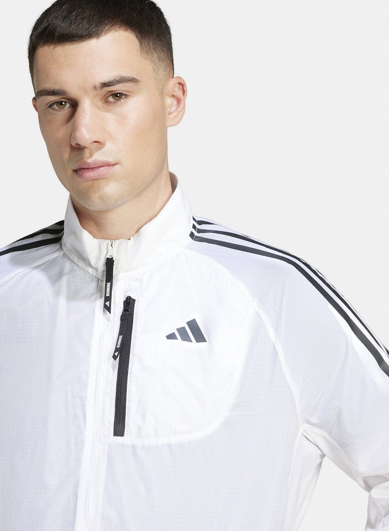 Adidas Own The Run 3 Stripes Packable Jacket - Image 4