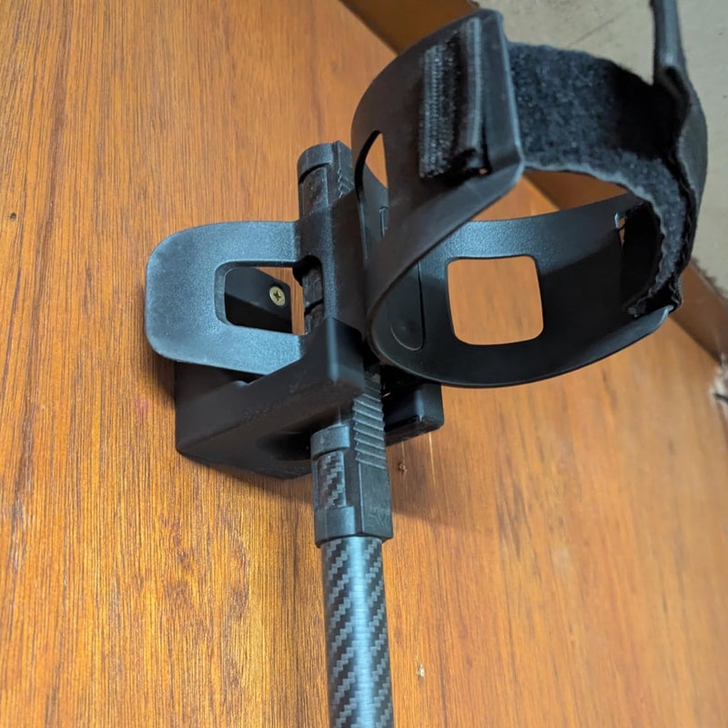 Wall Mount Compatible with Most Metal Detectors, Dual Bracket Set with Headphone Hanger, Space-Saving Organizer for Home and Garage (Black) - Image 3
