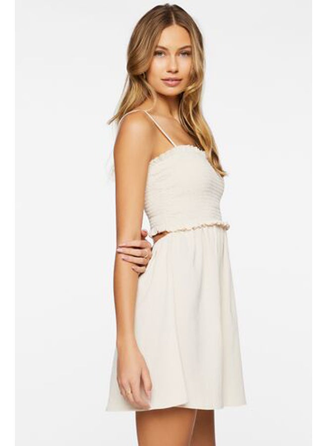 FOREVER 21 Smocked Cutout Mini Dress - Image 2