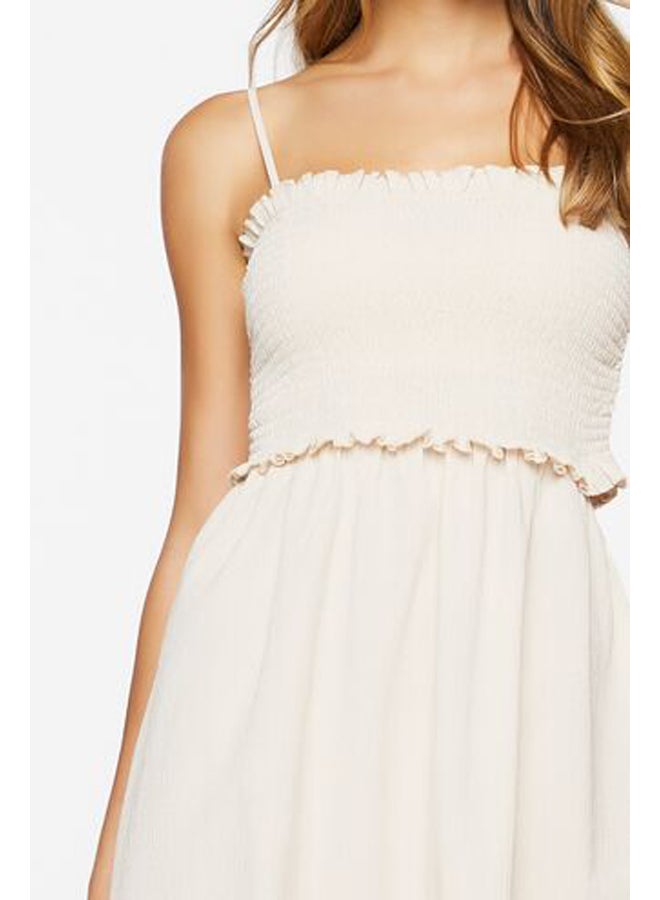 FOREVER 21 Smocked Cutout Mini Dress - Image 5