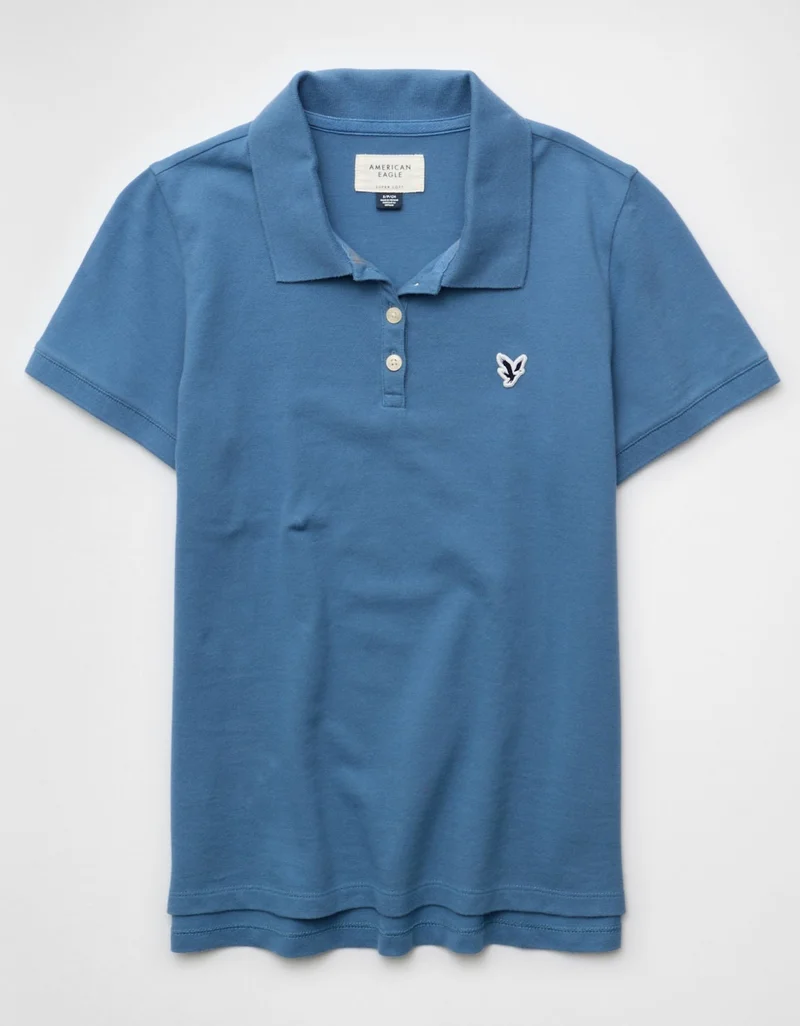 American Eagle  AE Classic Polo Shirt for Women | Best Price UAE