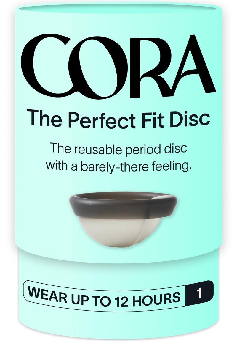 Cora Menstrual Disc | Reusable Period Disc | Wear Up to 12-Hours | Sustainable Alternative to Tampons/Pads | for Light/Heavy Flows | Leak Proof | Medical Grade Silicone | Eco-Friendly Feminine Hygiene - Image 1
