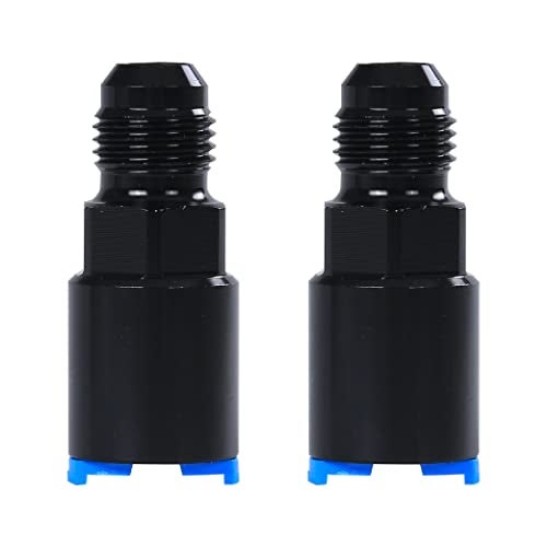 FGJQEFG Fuel Rail Adapter Fittings Feed/Return -6AN EFI AN6 Push ON Compatible with LT1 LT4 LS1 LQ4 LQ9 - Image 1