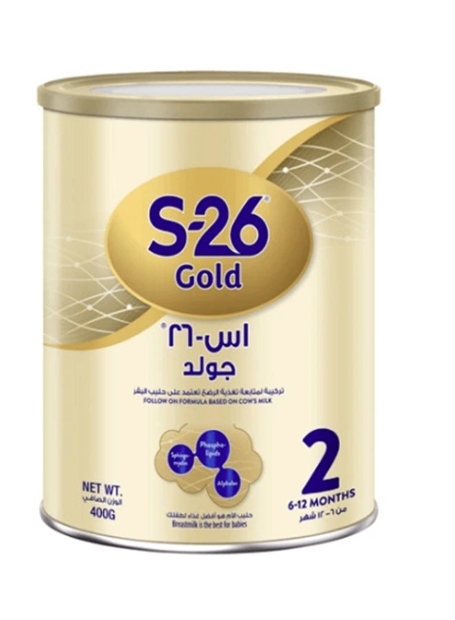 S.26 إس - 26 حليب اطفال جولد المرحلة (2) 400 جم - Image 2
