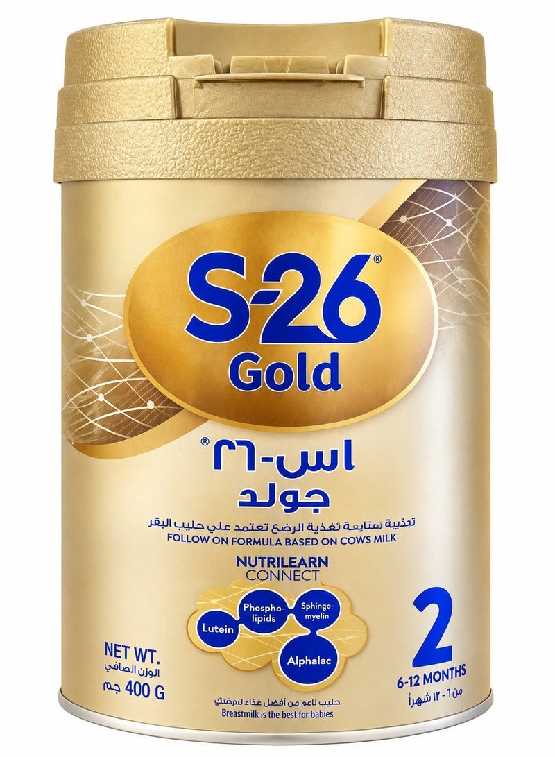 S.26 إس - 26 حليب اطفال جولد المرحلة (2) 400 جم - Image 1