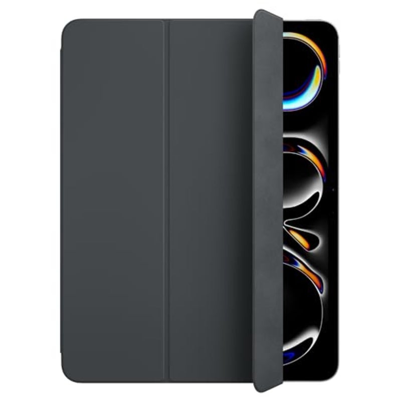 Smart Folio لجهاز iPad Pro 13 بوصة M4: غطاء واقٍ، مادة البولي يوريثين، لون منتصف الليل، فتحات دقيقة ووظيفة التنبيه/السكون التلقائي - Image 3