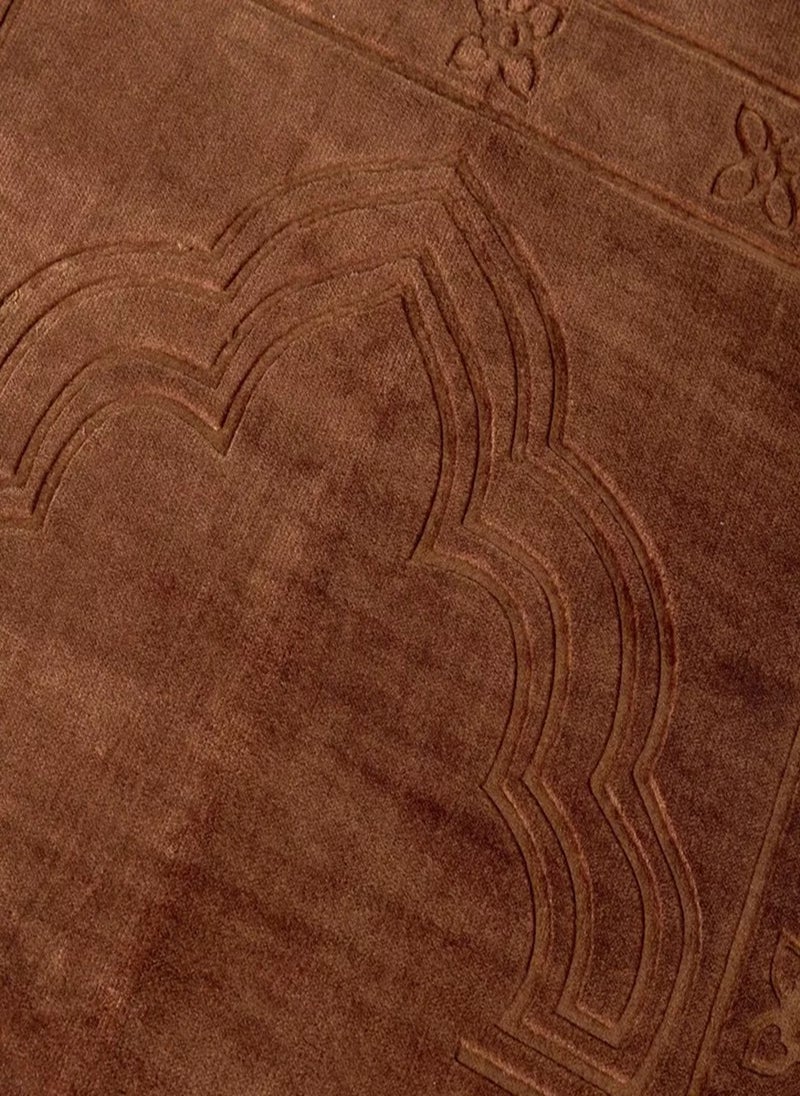 Prayer Mat Larg Size 80x120 cm BROWN - Image 5