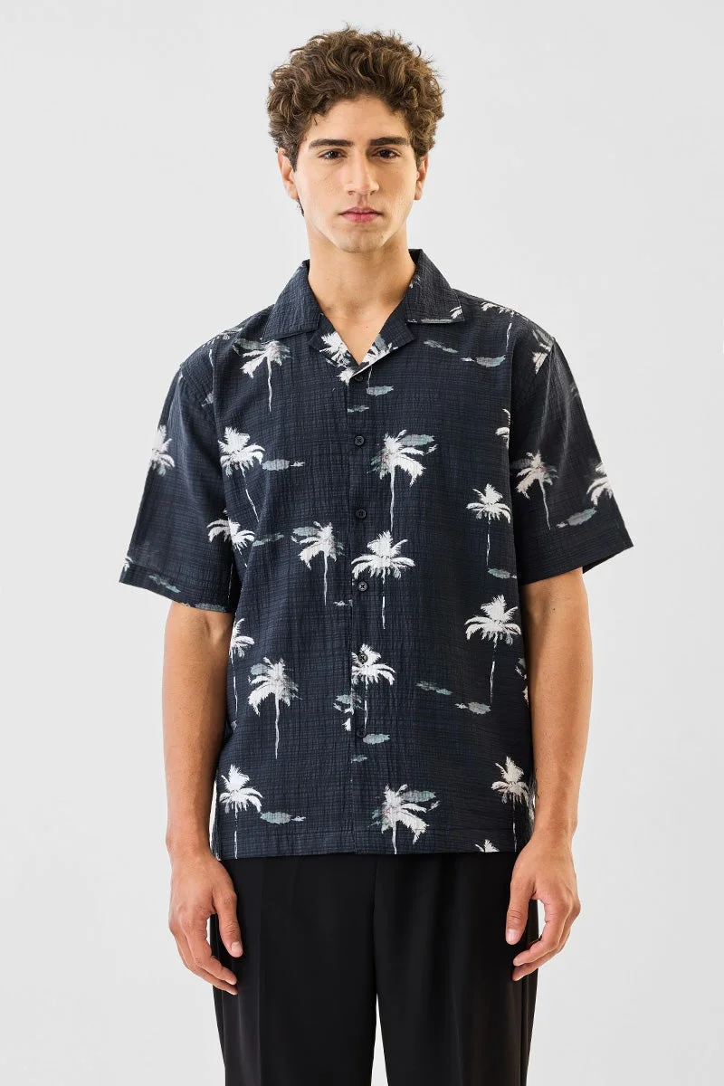 سنيتش قميص بقصة مستقيمة بطبعة زهور