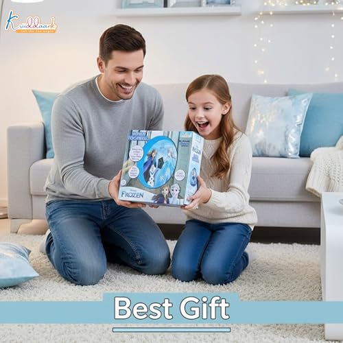 Kriiddaank Frozen Theme Hover Football - Ball Soccer Game, Air Soccer, Disney Sports Toy for Kids | Fun & Educational Toy for Kids | Safe, Engaging & Interactive Play - Image 2
