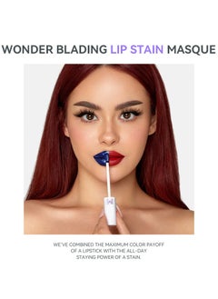 siimunana Wonder Blading Lip Stain Masque, Lip Stain Peel Off Masque, Long Lasting, Waterproof and Transfer Proof Pink Lip Tint, Matte Finish Peel Off Lip Stain 4ml, Darling (Bright Plum)  - Image 3