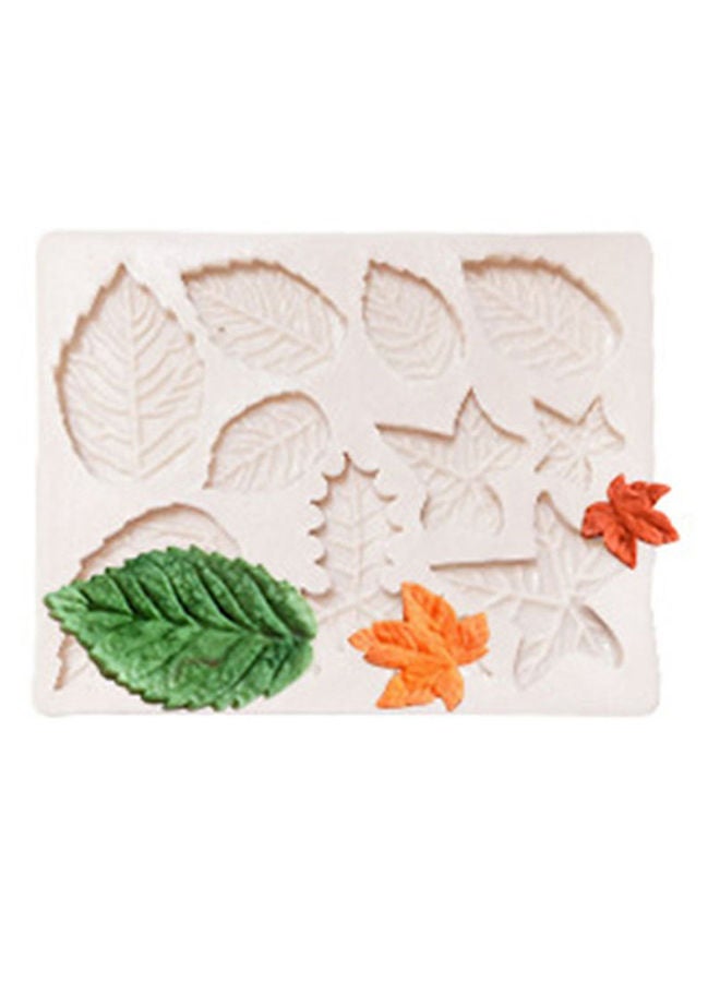 NIBEMINENT Decorative Baking Mould White 8.7x7x0.3cm  - Image 1