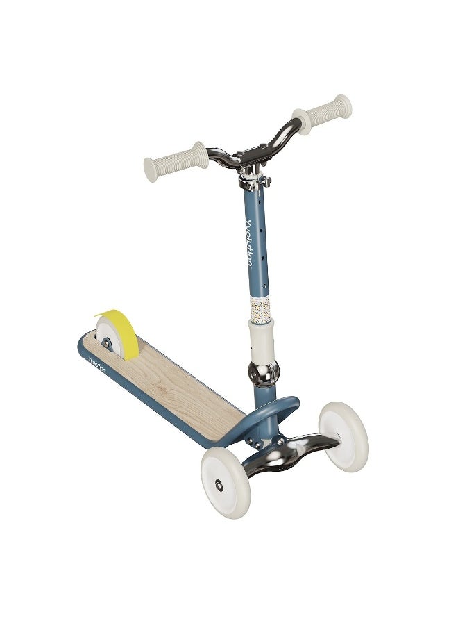 Yvolution Yvolution Classic Glider Retro Adjustable 3-Wheel Scooter (Blue)  - Image 1