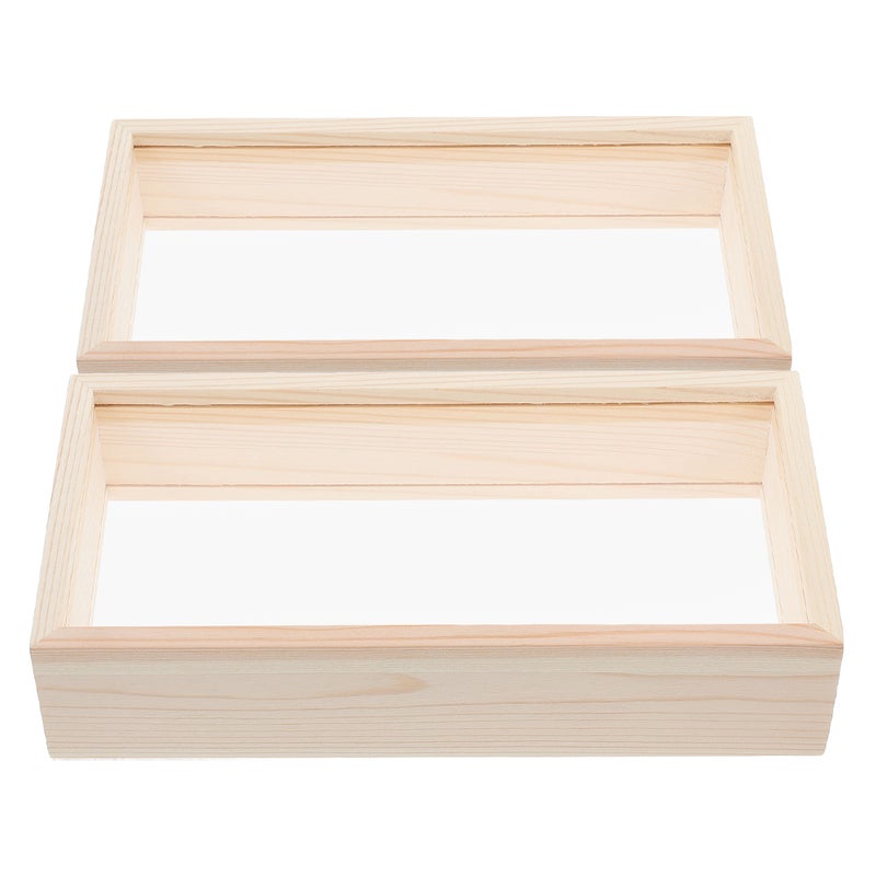 4 pcs Pressed Flower Frame Display Case For Flower And Plant Specimens Reusable Clear Shadow Frame Dried Flower Display Case - Image 5