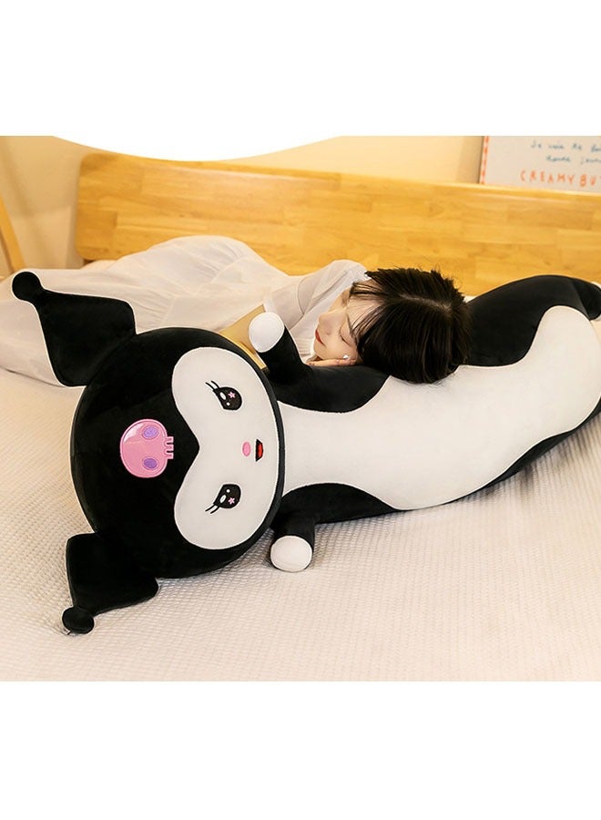 Cartoon Sanrio Kuromi long pillow sleeping pillow plush doll toy skin-friendly soft doll adult and child birthday gift (length 70 cm)  - Image 2