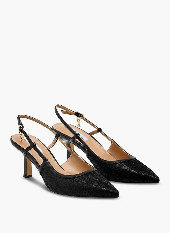 Elle Women Lace Textured Shoes