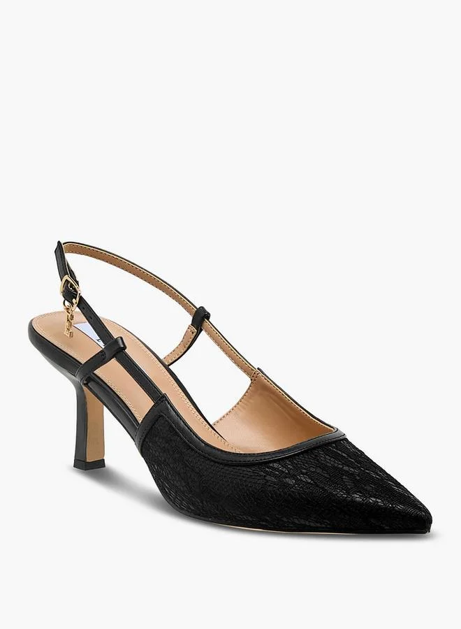 Elle Women Lace Textured Shoes