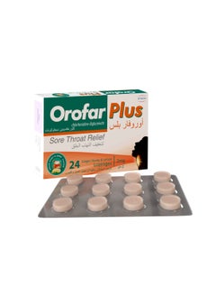 STADA Orofar Plus Ginger, Honey & Lemon 24 Lozenges 2mg Chlorhexidine 
