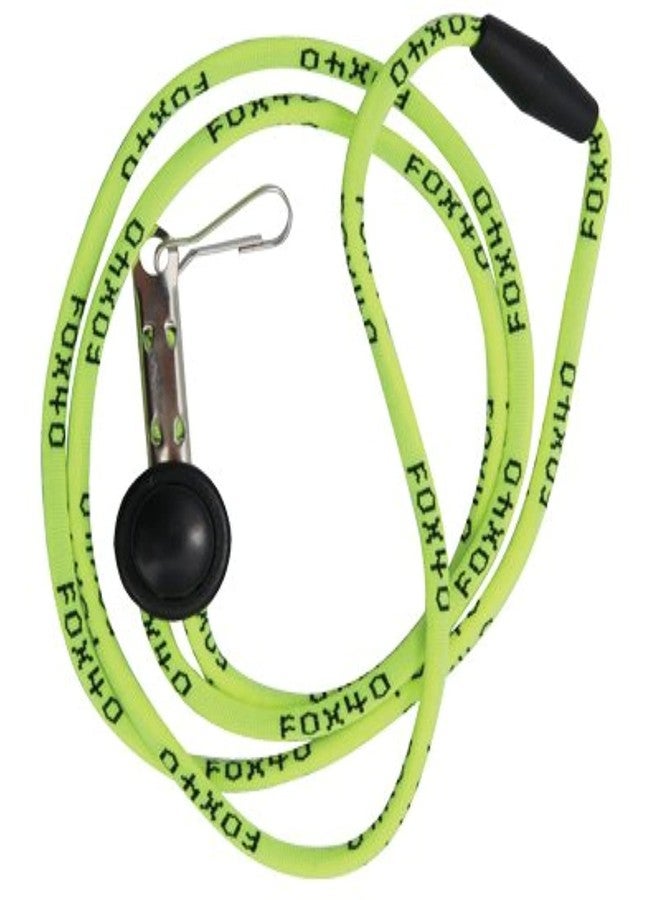 Fox 40 Original Fox 40 Mini Whistle with Lanyard, Neon Yellow - Image 2