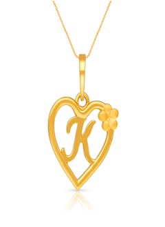 Malabar Gold and Diamonds 22k 916 Purity Gold Pendant for Women DZPN172KY  - Image 1