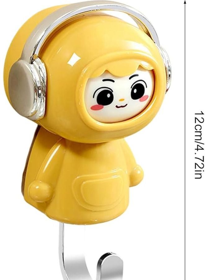 خطافات حائط متعددة الوظائف من مادة ABS الأرجواني للأسطح الملساء، علاقات متعددة الأغراض للمنزل والمكتب - Image 4