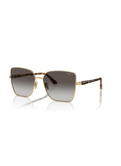 Vogue Eyewear Women'S Vo4199S Butterfly Sunglasses Top Antique Rose Gold Grey Gradient Black 58 Mm  - Image 2
