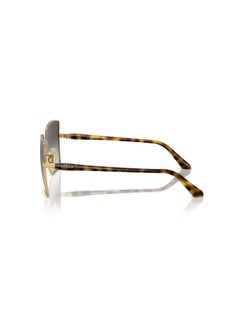 Vogue Eyewear Women'S Vo4199S Butterfly Sunglasses Top Antique Rose Gold Grey Gradient Black 58 Mm  - Image 3