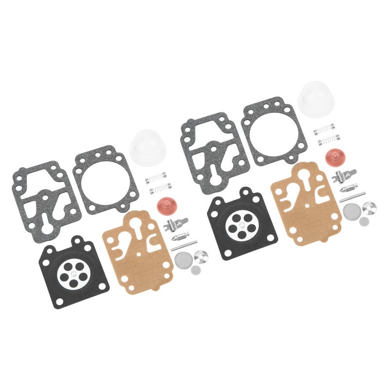 Carburetor Repair Diaphragm Gasket Kit Compatible with Walbro 40 5 44F 5 34F 36F 139F - Durable Paper Iron Rubber Replacement Parts for Lawn Mower Maintenance - Image 1