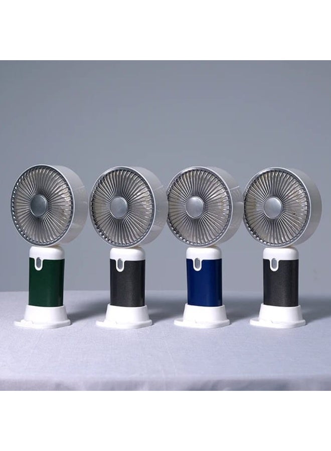 Portable Handheld Fan, 3 Different Speeds, Rechargeable Battery via USB Cable for Easy Use Anywhere, Lightweight Design Perfect for Carrying in Bag or on Desk, Safe Materials and Attractive Design for Kids and Adults, Table Fan Mount, Great Summer Gift - Image 3
