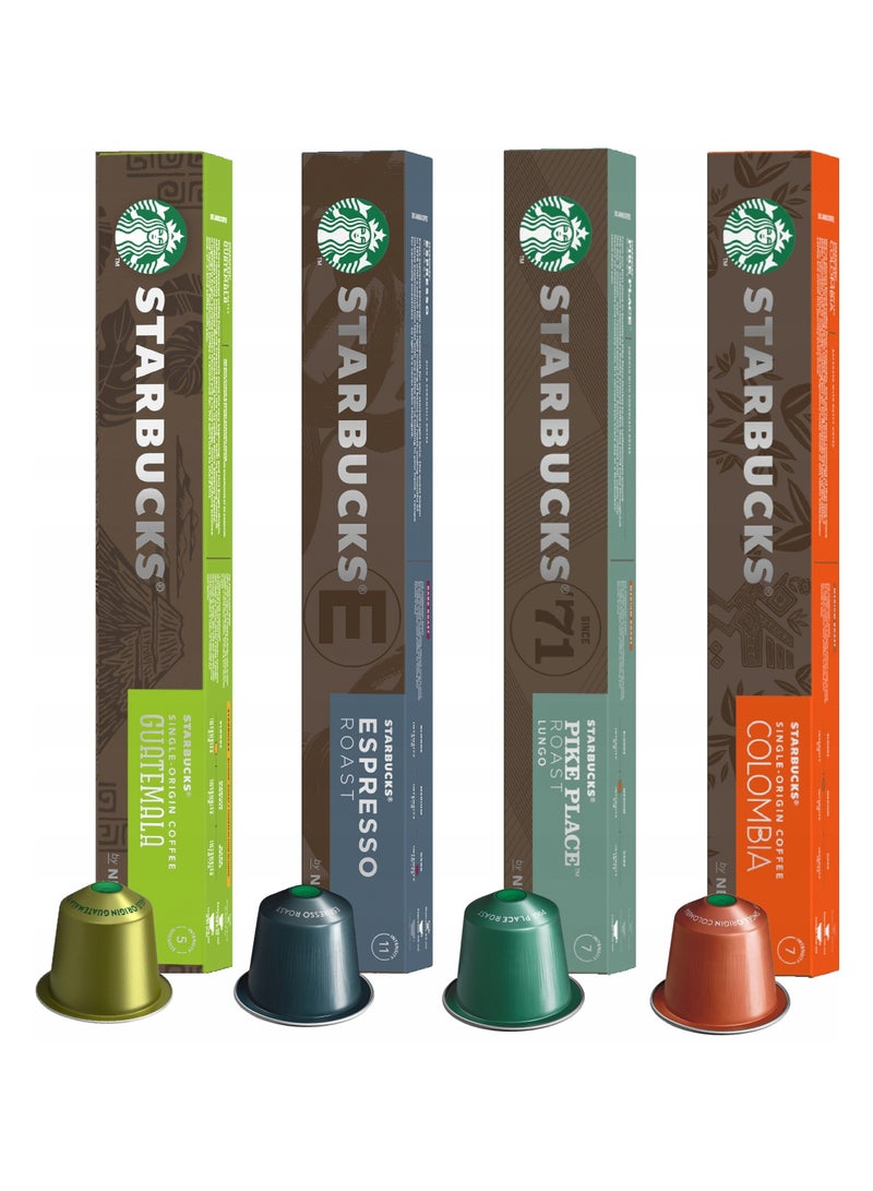 Starbucks Starbucks by Nespresso Variety 4 Pack Coffee Capsules (40 capsules) - Image 2
