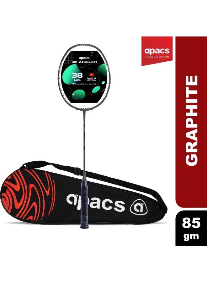 Apacs apacs Z-Ziggler Grey Unstrung Badminton Racquet  (Pack of: 1, 85 g)  - Image 1