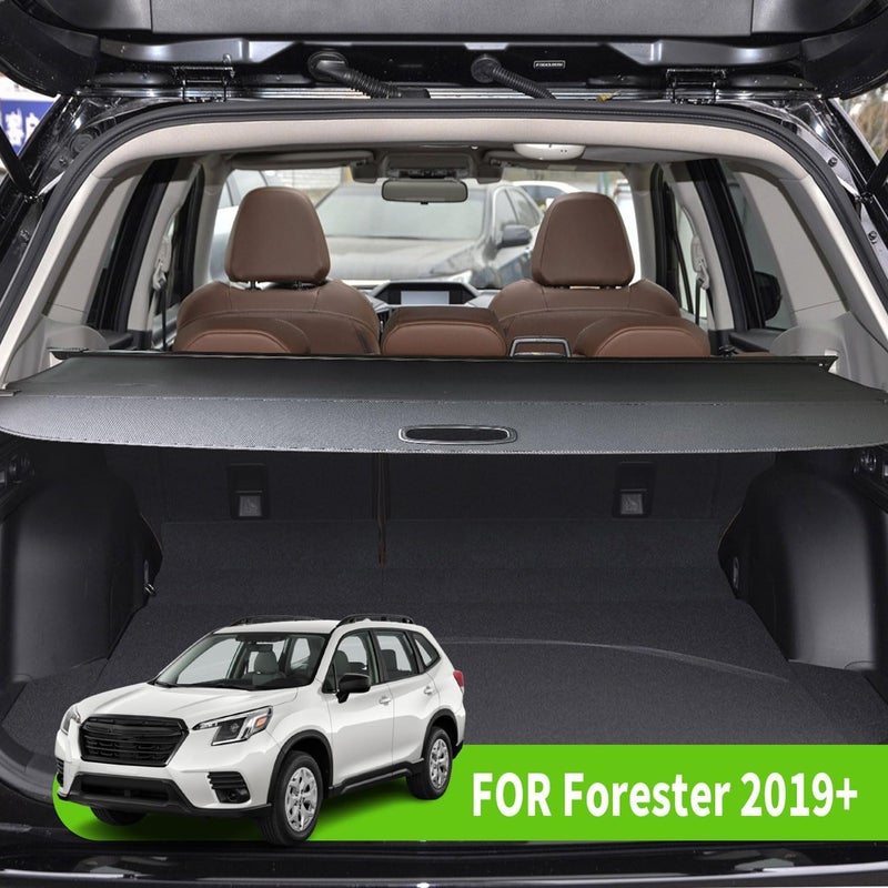 Liizoo Retractable Black Cargo Cover for Subaru Forester 2019-2022 - Image 2
