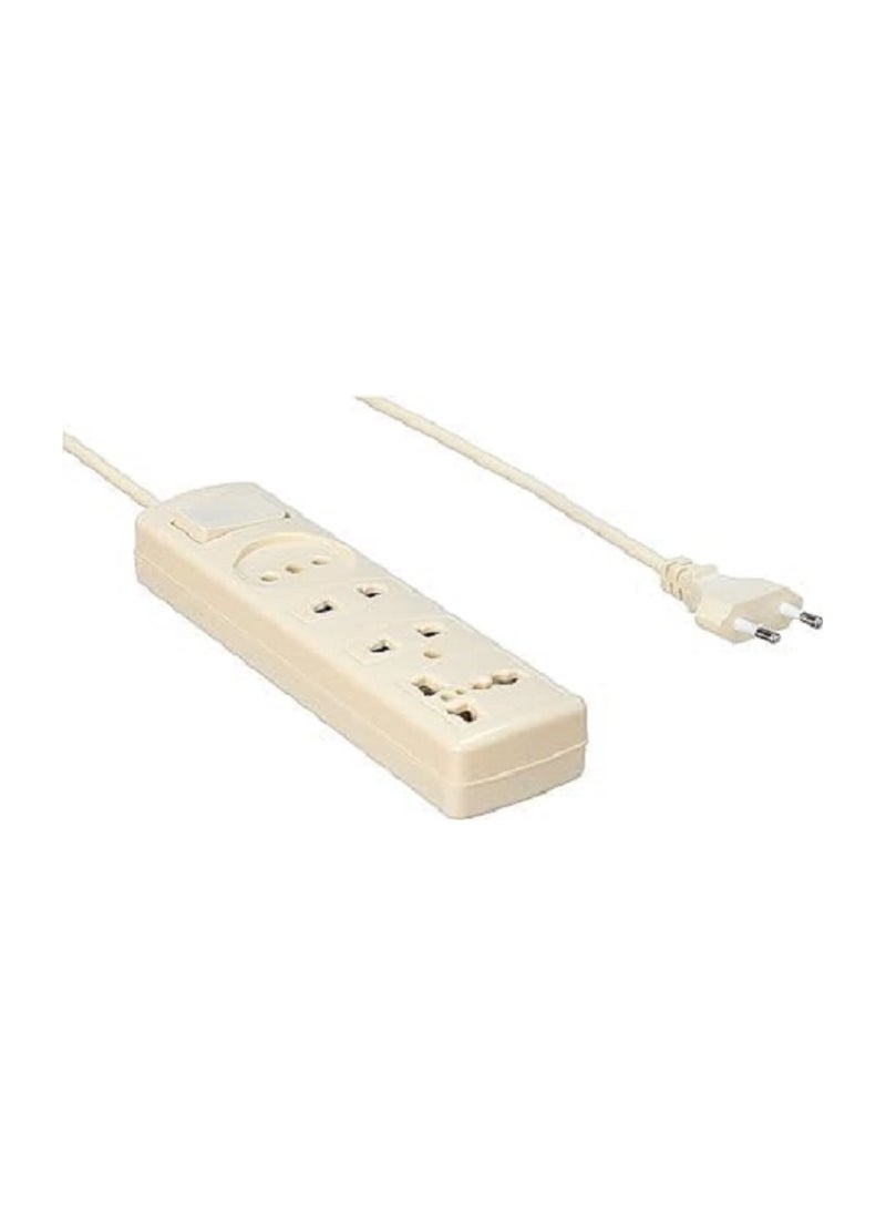 Generic Four-hole electrical outlet, one and a half meter wire length 