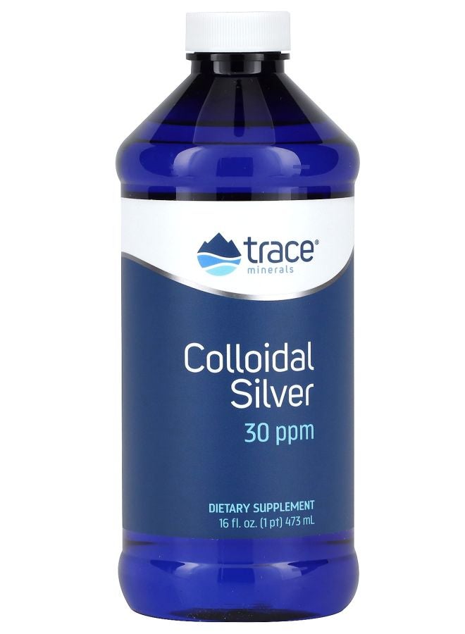 Trace Minerals Colloidal Silver 30 ppm 16 fl oz (473 ml)