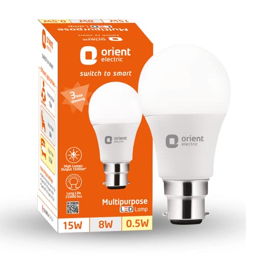 Orient Electric Multipurpose LED Bulb 15W, 6500K (Pack of 1) - Image 1