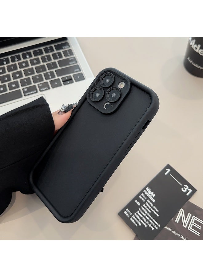 NIBEMINENT Staircase Camera Protective TPU Case Cover For iPhone 15 Pro, Black