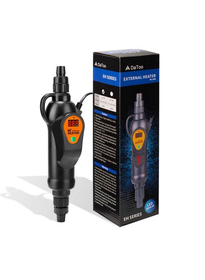 DATOO - Aquarium External Heater InLine Fish Tank External Heater 300W For Canister Filter - Image 1