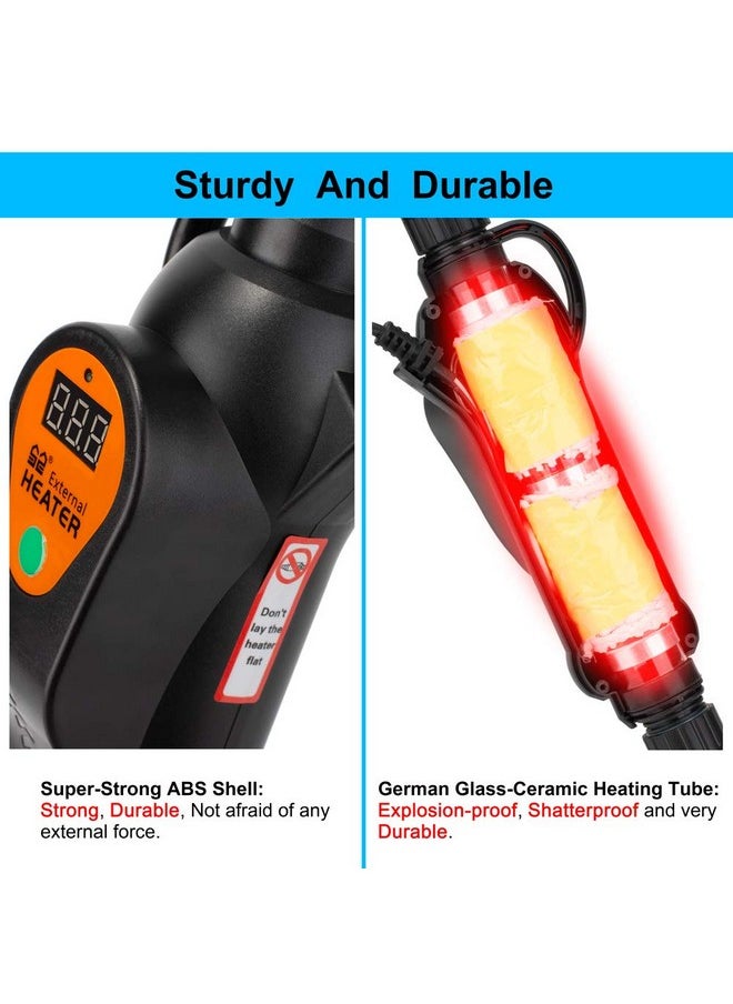 DATOO - Aquarium External Heater InLine Fish Tank External Heater 300W For Canister Filter - Image 1