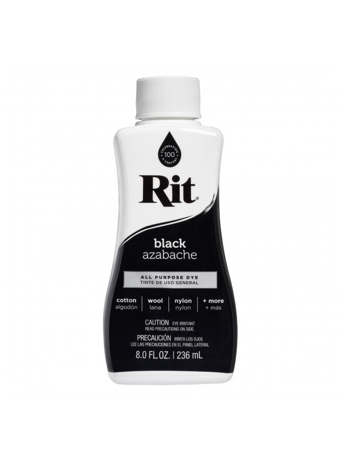 Rit Dye Rit Dye 88150 All Purpose Liquid Dye, Black, 8 Fl Oz - Image 2