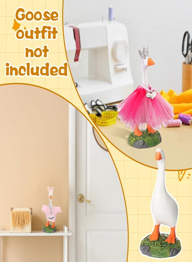 Relaxweex 7 Inch Desk Goose Gifts Mini Desk Goose Decor for Women Desktop Duck for Office Home Table Decor for Friends Family Spring Easter House Warming Gifts - Image 4