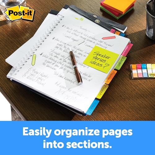 Post It Post-it Tabs, 2 in, Solid, Assorted Colors, 6 Tabs/Color, 4 Colors, 24 Tabs/Pack (686-PWAV) - Image 5