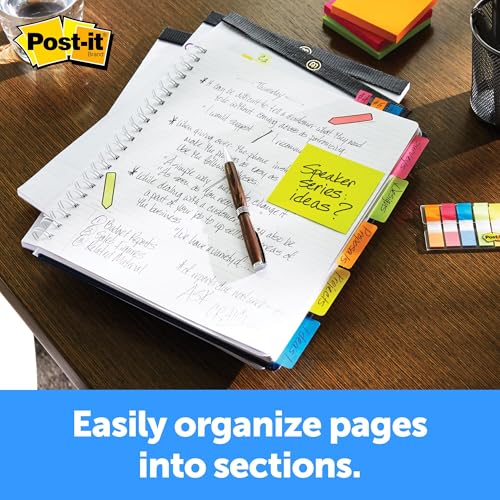 Post It Post-it Tabs, 2 in, Solid, Assorted Colors, 6 Tabs/Color, 4 Colors, 24 Tabs/Pack (686-PWAV) - Image 4