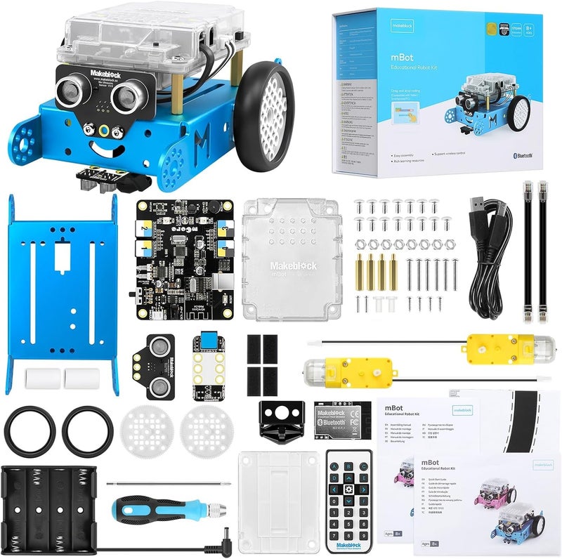 Makeblock mBot Robot Kit, Robotics for Kids Ages 8-12 Learn to Code with Scratch & Arduino, STEM Toys Science Kits for Kids Age 8-12 Boys and Girls Age 8+ - Image 1